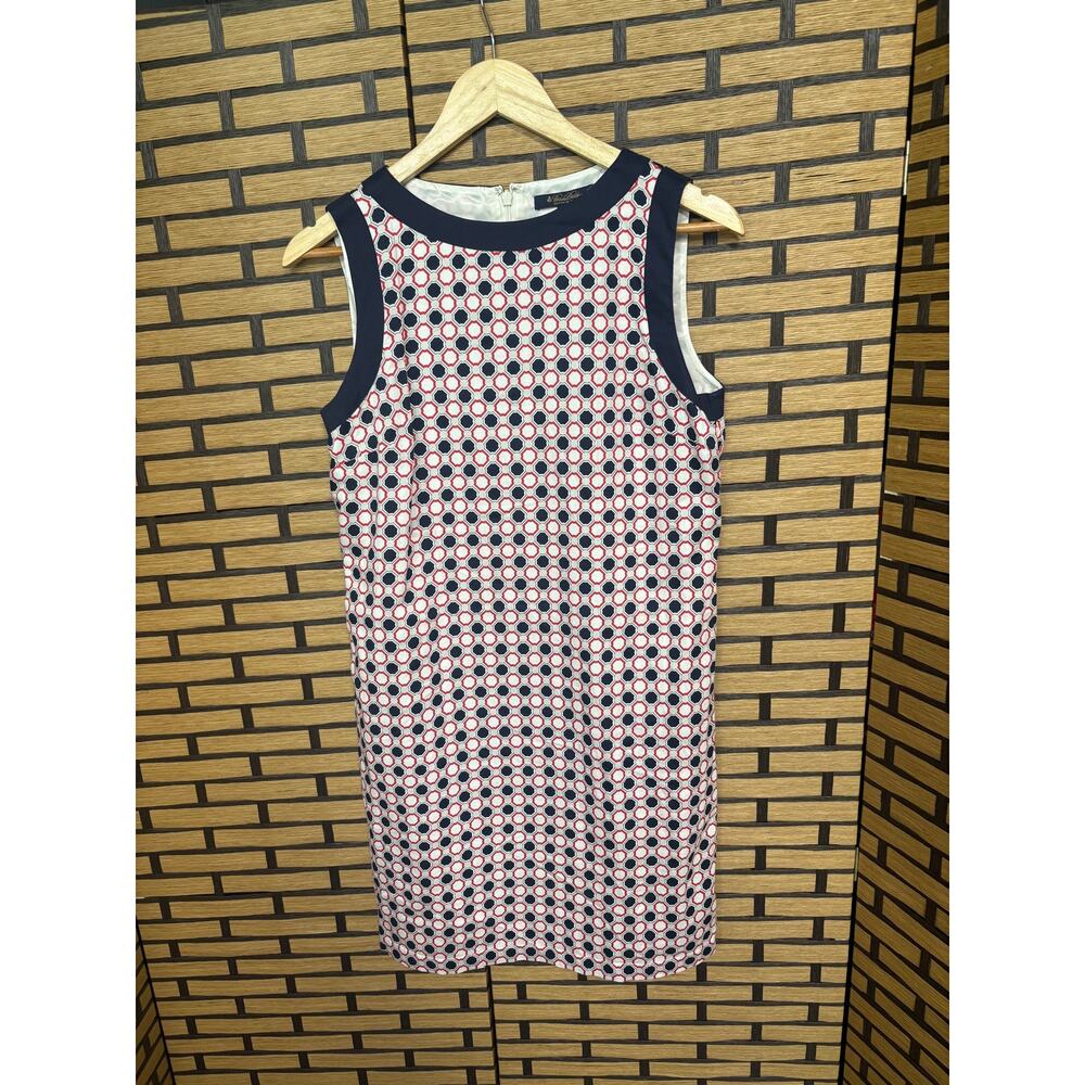 Brooks Brothers Red And Navy Dress Size 6‎